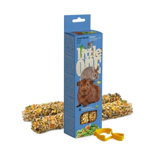 Little One Sticks für Meerschweinchen, Kaninchen und Chinchillas mit Gemüse, 2х60g von Little One