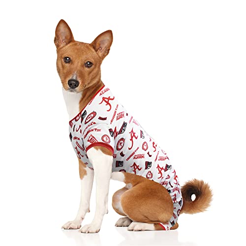 Littlearth NCAA Alabama Crimson Tide Pet PJs, Unisex, Erwachsene, Teamfarbe, Größe XS von Littlearth