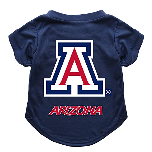Littlearth NCAA Arizona Wildcats Haustier-T-Shirt für Erwachsene, Teamfarbe, Größe XS von Littlearth