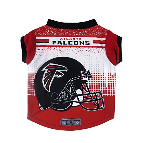 Littlearth NFL Atlanta Falcons Performance Haustier-T-Shirt, Unisex, Erwachsene, Team-Farbe, Größe XL von Littlearth