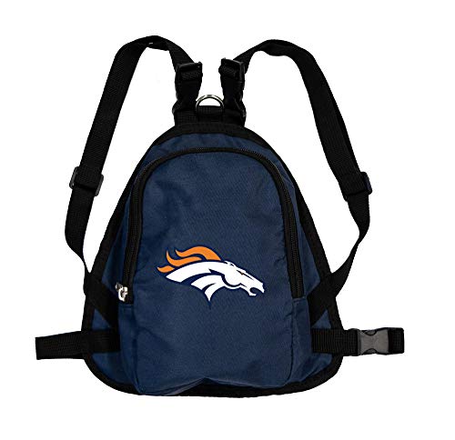 Littlearth NFL Denver Broncos Pet Mini Rucksack, Medium, Team-Farbe von Littlearth