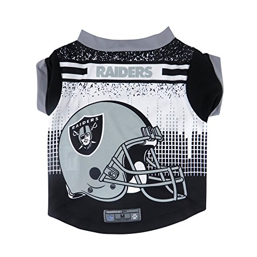 Littlearth NFL Oakland Raiders Performance Haustier-T-Shirt, Team-Farbe, Größe L (UK) von Littlearth