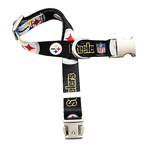 Littlearth NFL Seattle Seahawks NFL Premium Haustierhalsband | strapazierfähiges Metallhalsband | langlebiges Haustierhalsband | Teamfarbe klein von Little Earth Productions