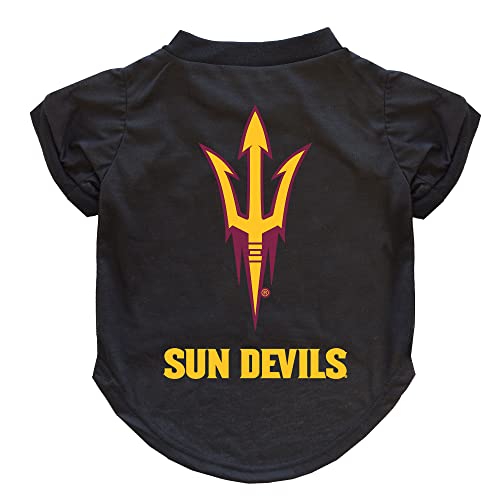 Littlearth Unisex-T-Shirt für Erwachsene, NCAA Arizona State Sundevils, Team-Farbe, Größe L von Littlearth
