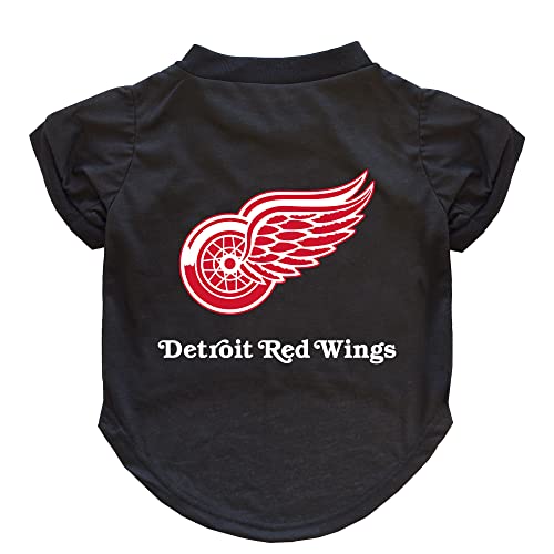 Littlearth Unisex-T-Shirt für Erwachsene, NHL Detroit Red Wings, Team-Farbe, Größe XS von Littlearth