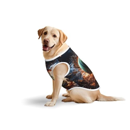 Baumwollweste für Haustiere, Größe 4XL, weich, leicht, mit Lightning-Fieber-Tennisdruck, ärmelloses Tanktop für mittelgroße und große Hunde Baumwollweste für Haustiere, Größe 4XL, weich, leicht, mit Lightning-Fieber-Tennisdruck, ärmelloses Tanktop für mittelgroße und große Hunde von LiuMng