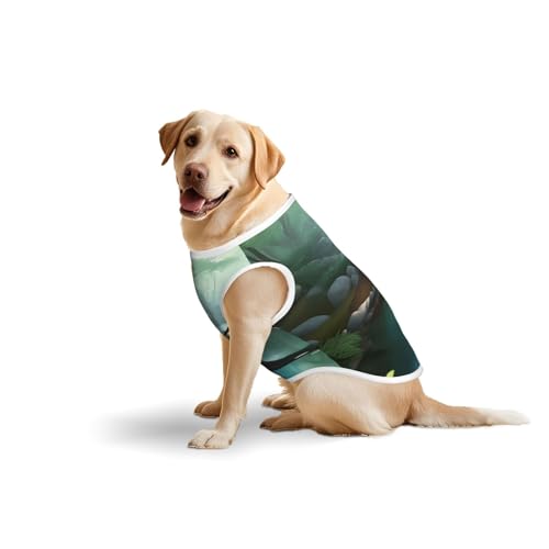 Baumwollweste für Haustiere, Größe XXL, weich, leicht, kleine Brücke im Osten, ärmelloses Tanktop für mittelgroße und große Hunde Baumwollweste für Haustiere, Größe XXL, weich, leicht, kleine Brücke im Osten, ärmelloses Tanktop für mittelgroße und große Hunde von LiuMng
