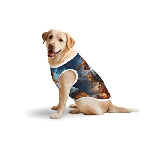 Baumwollweste für Haustiere, Größe XXL – weiche, leichte T-Shirts, ärmelloses Tanktop für mittelgroße und große Hunde Baumwollweste für Haustiere, Größe XXL – weiche, leichte T-Shirts, ärmelloses Tanktop für mittelgroße und große Hunde von LiuMng