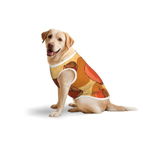 Baumwollweste mit süßem kleinen Hamstermotiv, weich, leicht, niedlicher kleiner Hamsterdruck, ärmelloses Tanktop für mittelgroße und große Hunde Baumwollweste mit süßem kleinen Hamstermotiv, weich, leicht, niedlicher kleiner Hamsterdruck, ärmelloses Tanktop für mittelgroße und große Hunde von LiuMng