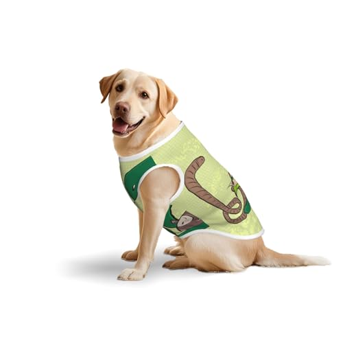 Sonnenblumenkerne, Regenwurm, Schlange, Haustiere, Baumwolle, weich, leicht, Sonnenblumenkerne, Regenwurm, Schlangenmuster, ärmelloses Tanktop für mittelgroße und große Hunde Sonnenblumenkerne, Regenwurm, Schlange, Haustiere, Baumwolle, weich, leicht, Sonnenblumenkerne, Regenwurm, Schlangenmuster, ärmelloses Tanktop für mittelgroße und große Hunde von LiuMng
