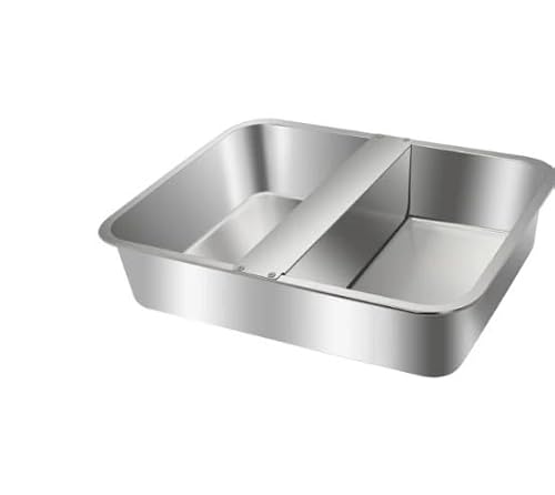 LiuXaofei Hundewassernapf Automatischer Wasserspender 13,5 L Edelstahl Große Tränke for Haustiere Wasserspender for Nutztiere(A Water Bowl) von LiuXaofei