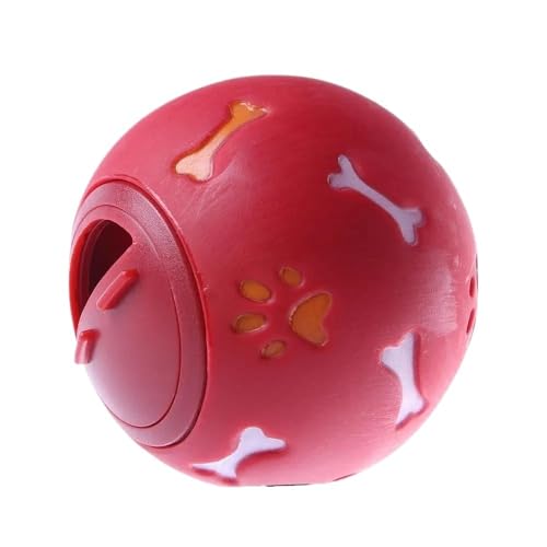 LiuXaofei Katze Kreischen Quietschen Welpen Gummi Spender Reinigung Pet Supplies Hund Ball Spielzeug Leckage Lebensmittel Kauen Spielzeug Ball(1) von LiuXaofei