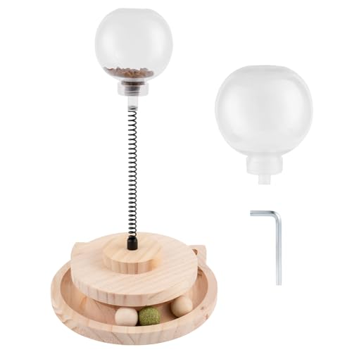 Wackelndes Hundeleckerli Spielzeug, Wackelndes Hunde Leckerli Spielzeug, Futterball für Hundes, Intelligenzspielzeug für Hunde Leckerlis Futterspender, Interaktive Leckerli Balls Für langsames Essen von Liuliushun