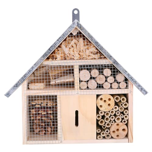 Bug Hotel, wetterfestes Holzbienenbox, hängende Käferhaus, dekorative Bienenhäuser für den Garten, Bienen, Marienvögel, Schmetterlinge Bug Hotel, wetterfestes Holzbienenbox, hängende Käferhaus, dekorative Bienenhäuser für den Garten, Bienen, Marienvögel, Schmetterlinge von Liummrcy