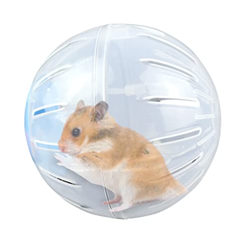 Hamsterkugel 3,94 Zoll Safer Plastik Hamster Rad Transparent Waschbar Hamster Käfig Runde Hamsterspielzeug mit hohlem Loch Haustier Vorräte mit Deckelblau, Chinchilla Ball Hamsterkugel 3,94 Zoll Safer Plastik Hamster Rad Transparent Waschbar Hamster Käfig Runde Hamsterspielzeug mit hohlem Loch Haustier Vorräte mit Deckelblau, Chinchilla Ball von Liummrcy