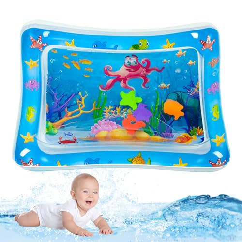 Liummrcy Aquarien-Spielmatten, Bodenturnmatten, aufblasbare Tummy Time-Matte, 27,2 x 19,7 Zoll, Katzen-Wasserspielmatte, verdickte PVC-Wassersensor-Spielmatte mit Meerestier-Wasserspielmatte Liummrcy Aquarien-Spielmatten, Bodenturnmatten, aufblasbare Tummy Time-Matte, 27,2 x 19,7 Zoll, Katzen-Wasserspielmatte, verdickte PVC-Wassersensor-Spielmatte mit Meerestier-Wasserspielmatte von Liummrcy