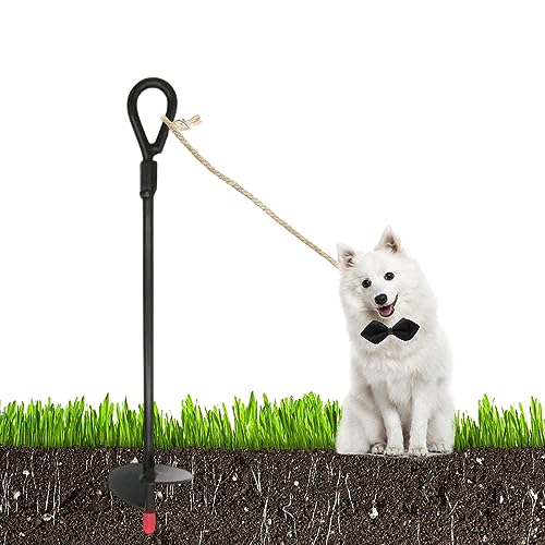 Liummrcy Hundeteil für Camping Heavy Dut Hundekrawatte Hunde Bodenanker für Haustierleine Anker für großen Hund, Haustier Stakes Liummrcy Hundeteil für Camping Heavy Dut Hundekrawatte Hunde Bodenanker für Haustierleine Anker für großen Hund, Haustier Stakes von Liummrcy