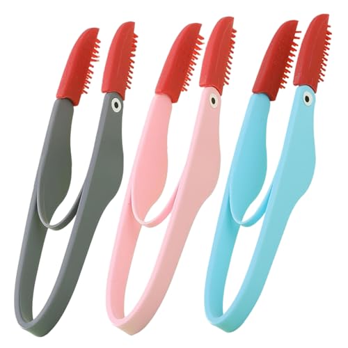 Liummrcy Tränenfärbung Kamm 3pcs 4,7 Zoll weiches Silikon Hund Eye Kamm Waschable wiederverwendbares Hund Eye Boover Remover Abnehmbarer Tränenfleckentferner für Hunde Katzen, Haustierkämme Liummrcy Tränenfärbung Kamm 3pcs 4,7 Zoll weiches Silikon Hund Eye Kamm Waschable wiederverwendbares Hund Eye Boover Remover Abnehmbarer Tränenfleckentferner für Hunde Katzen, Haustierkämme von Liummrcy
