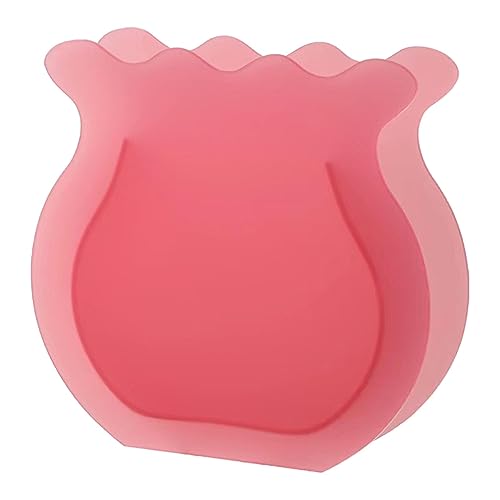 Liuyoyo Aquarium-Vase, Verdicktes Acryl, Modernes Kleines Aquarium für Familienbüro, Schlafsaal, Aquarium-Vase, Kleines Aquarium, Mini-Aquarium, Pflanzen-Aquarium,(Transparentes Rosa) von Liuyoyo