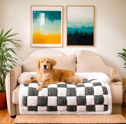 LiveGo Haustier-Couch-Überzüge für Sofa, Hundesofa-Bettenmatte, waschbare Plüsch-Couch-Abdeckung für Hund, Möbelschutz-Hundesofa-Matte für Hunde und Katzen, Flauschiges Hundecouch-Bett LiveGo Haustier-Couch-Überzüge für Sofa, Hundesofa-Bettenmatte, waschbare Plüsch-Couch-Abdeckung für Hund, Möbelschutz-Hundesofa-Matte für Hunde und Katzen, Flauschiges Hundecouch-Bett von LiveGo