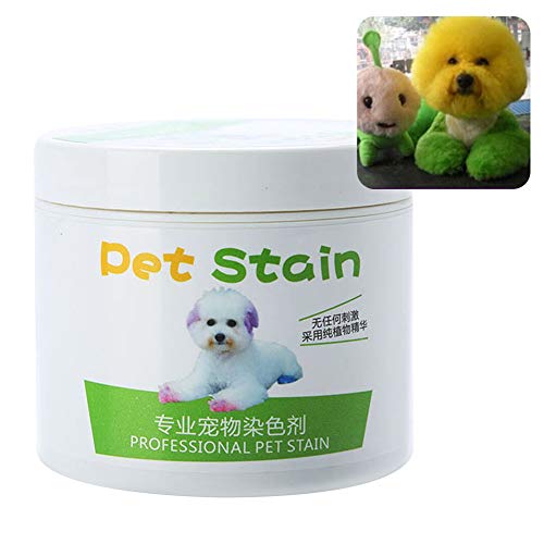 Grehge 00ml Professional Pet Stain Cat Dog Hair Dye Cream Coloring Agent for Stylish Pet Christmas Green von Livecity