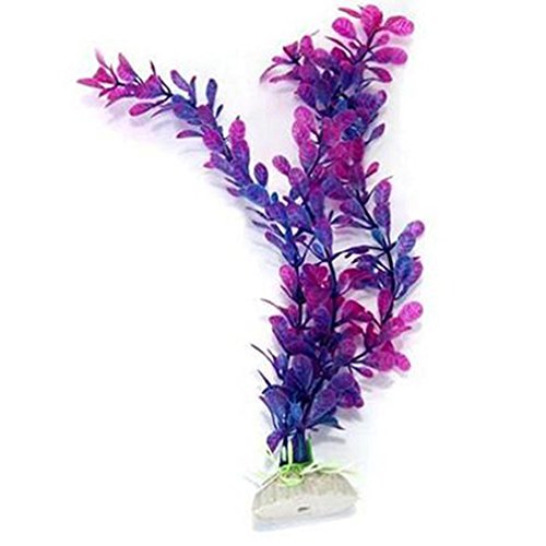 Livecity Kunststoffpflanze künstliches Wassergras für Aquarium, Dekoration, Geschenk, 2 Stück von Livecity