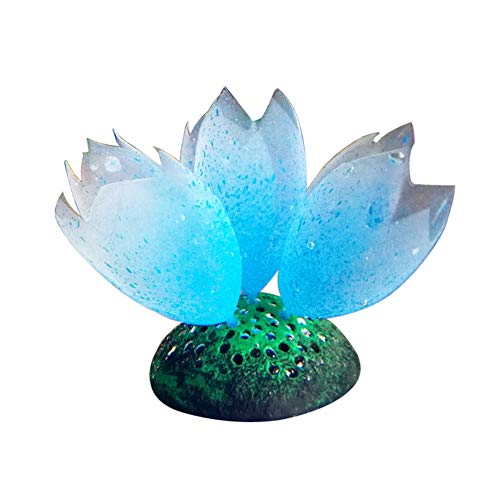 Livecitys Aquarium-Dekoration, künstliche Koralle, Silikon, leuchtend, künstliche Aquarium-Korallenblase von Livecitys