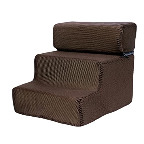 Livecitys Pet Dog Ladder Cover, Abnehmbarer Bequemer Kunstleder rutschfeste Hunderampe Treppenetui Für Welpen Khaki 1 Livecitys Pet Dog Ladder Cover, Abnehmbarer Bequemer Kunstleder rutschfeste Hunderampe Treppenetui Für Welpen Khaki 1 von Livecitys