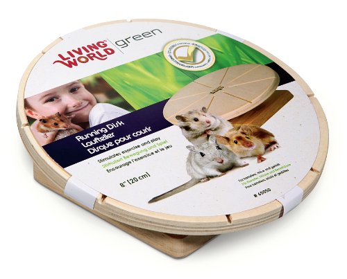 Living World Green Laufteller für Hamster, Mäuse und Rennmäuse von LIVING WORLD