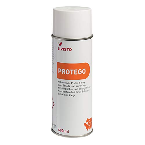 Livisto 400 ml Protego Puder-Spray für empfindliche Haut bei Tieren von Livisto