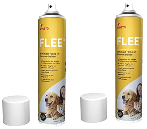 Livisto Flee Umgebungsspray - 400 ml - Doppelpack- 2x 400 ml Livisto Flee Umgebungsspray - 400 ml - Doppelpack- 2x 400 ml von FLEE