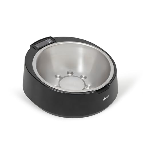 Livoo - Futternapf mit integrierter Waage PET109N – max. 5 kg, 4 Maßeinheiten, 800 ml von Livoo feel good moments