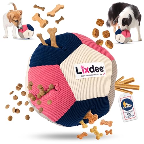 Lixdee Schnüffelball für Hunde – Intelligenzspielzeug mit 4 Schwierigkeitsstufen – Interaktives Hundespielzeug für Leckerlis & zur Förderung der Intelligenz – Beschäftigung für kleine & große Hunde Lixdee Schnüffelball für Hunde – Intelligenzspielzeug mit 4 Schwierigkeitsstufen – Interaktives Hundespielzeug für Leckerlis & zur Förderung der Intelligenz – Beschäftigung für kleine & große Hunde von Lixdee