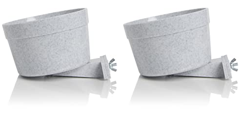 Lixit (2 Pack) Crock Large Breeds Jumbo High Density Polystyrene Bowl 40 oz von Lixit