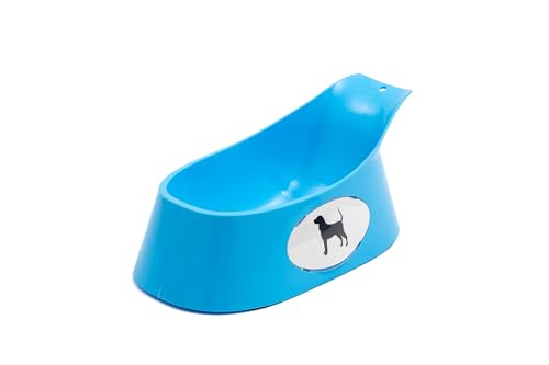 Lixit Ergonomische Näpfe für Hunde mit langen Ohren (Blau, Medium) von Lixit
