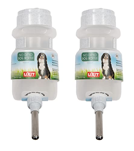 Lixit Top Fill Tropfflaschen für Hunde (1,25 ml), 2 Stück von Lixit