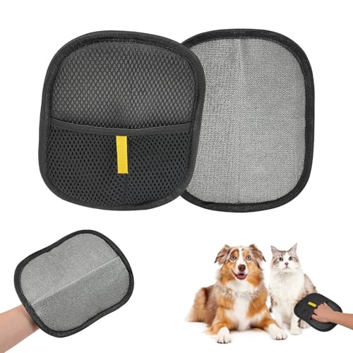 Doppelseitige Fellpflegehandschuh für Haustier - 2 Stück Antistatische Handschuhe für Katzen und Hunde, Fell Magnet Handschuh, Katzen Handschuhe Fellpflege, Fellpflege Handschuhe für Pets Doppelseitige Fellpflegehandschuh für Haustier - 2 Stück Antistatische Handschuhe für Katzen und Hunde, Fell Magnet Handschuh, Katzen Handschuhe Fellpflege, Fellpflege Handschuhe für Pets von Lixstyea