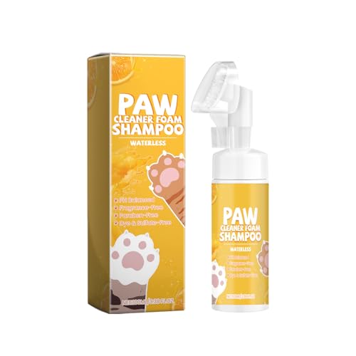 Haustier Pfotenreiniger, Sanfter Haustier-Fußreinigungsschaum, Wasserloses Hundeshampoo ohne Spülung, Haustier-Shampoo mit Silikonbürste für Hunde und Katzen Füße Reinigung, 14 Haustier Pfotenreiniger, Sanfter Haustier-Fußreinigungsschaum, Wasserloses Hundeshampoo ohne Spülung, Haustier-Shampoo mit Silikonbürste für Hunde und Katzen Füße Reinigung, 14 von Lixuitme