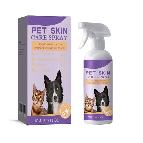 Haustierpflege Spray, Juckreiz Spray für Hund & Katze, Mittel gegen Juckreiz bei Hunden, Katzen, Welpen, bei Hautreizungen, pflegt Haut und Fell bei Läuse, Flöhe, Milben, 05 Haustierpflege Spray, Juckreiz Spray für Hund & Katze, Mittel gegen Juckreiz bei Hunden, Katzen, Welpen, bei Hautreizungen, pflegt Haut und Fell bei Läuse, Flöhe, Milben, 05 von Lixuitme