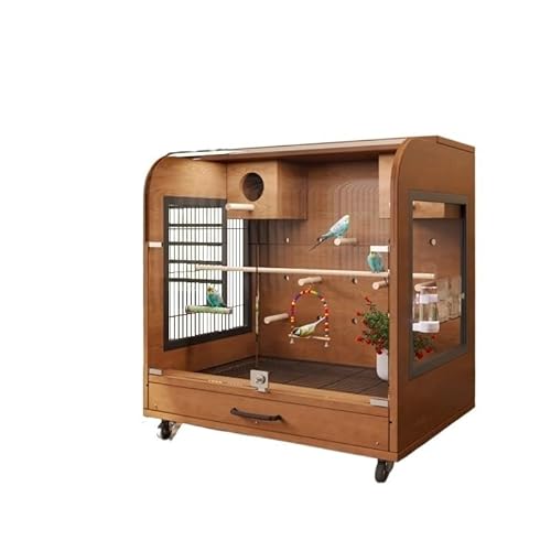 Bequem Extra großer Vogelkäfig aus Holz, Papageienkäfig, offen, leicht zu reinigen, atmungsaktiv, for Zuhause Praktisch Bequem Extra großer Vogelkäfig aus Holz, Papageienkäfig, offen, leicht zu reinigen, atmungsaktiv, for Zuhause Praktisch von Lizhuzhuzs28