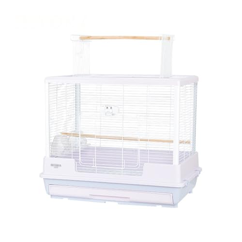 Bequem Oben zu öffnender Vogelkäfig aus Metall, herausziehbares Chassis, erhöhter horizontaler Draht-Papageienkäfig Praktisch(Purple) von Lizhuzhuzs28