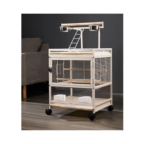 Bequem Papageien-Vogelkäfig, groß, for Zuhause, erweiterbar, stapelbar, Vogelvilla, Vogelkäfig mit großer Kapazität zur Haltung von Vögeln Praktisch von Lizhuzhuzs28