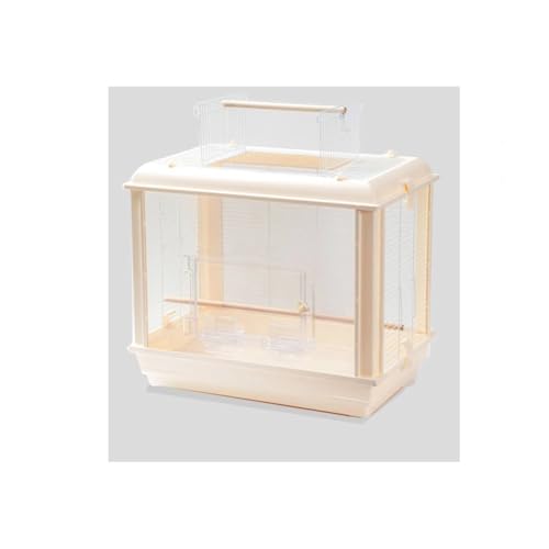 Bequem Papageien-Vogelkäfig, vertieftes Chassis, ausziehbar, leicht zu reinigen, Sichtkäfig aus Acryl, DREI Seiten, Draht Praktisch Bequem Papageien-Vogelkäfig, vertieftes Chassis, ausziehbar, leicht zu reinigen, Sichtkäfig aus Acryl, DREI Seiten, Draht Praktisch von Lizhuzhuzs28
