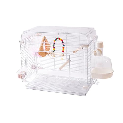 Bequem Papageienvogelkäfig, Heim-Acryl, horizontal, Seide, Villa, Ziervogelkäfig, leicht zu reinigen, Zierkäfig Praktisch Bequem Papageienvogelkäfig, Heim-Acryl, horizontal, Seide, Villa, Ziervogelkäfig, leicht zu reinigen, Zierkäfig Praktisch von Lizhuzhuzs28