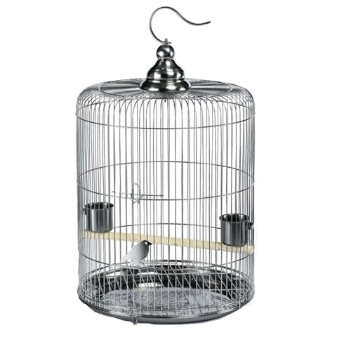 Bequem Runder Vogelkäfig aus Edelstahl, tragbar, for Aufhängen, for Betrachten, leicht zu reinigen, for den Einsatz im Freien Praktisch Bequem Runder Vogelkäfig aus Edelstahl, tragbar, for Aufhängen, for Betrachten, leicht zu reinigen, for den Einsatz im Freien Praktisch von Lizhuzhuzs28