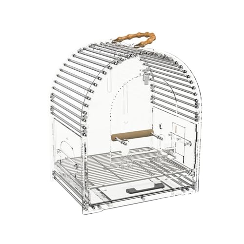 Bequem Transparenter Vogelkäfig aus Acryl for Betrachten von Vogelkäfigen mit großer Kapazität for den Heimgebrauch, Papageienkäfig Praktisch Bequem Transparenter Vogelkäfig aus Acryl for Betrachten von Vogelkäfigen mit großer Kapazität for den Heimgebrauch, Papageienkäfig Praktisch von Lizhuzhuzs28