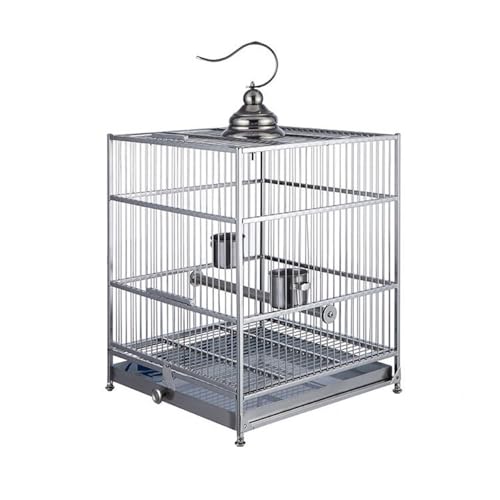 Bequem Vogelkäfig aus Edelstahl mit ausziehbarem Chassis. Langlebig. Leicht zu reinigen. Ideal for kleine bis mittelgroße Vögel. Praktisch Bequem Vogelkäfig aus Edelstahl mit ausziehbarem Chassis. Langlebig. Leicht zu reinigen. Ideal for kleine bis mittelgroße Vögel. Praktisch von Lizhuzhuzs28