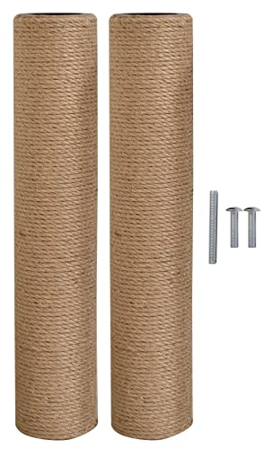 Lizi fashion 1031 [M8 M10] Ersatz-Kratzbaum für Katzenbaum, Kratzbaum für Katzen, Pfosten, Baum und Katzen, mit Schrauben, BASIC/2 Stück / 40,5 cm, M8 von Gagaciso