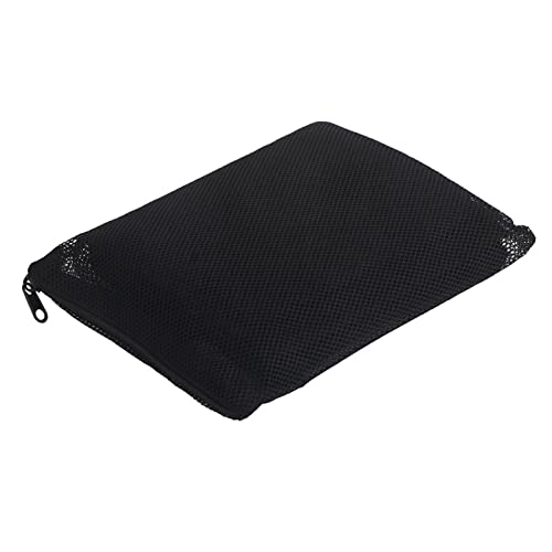 LjwZekyrnt Aquariumfiltermedienbeutel Nylon Mesh Fischtank mit Reißverschluss für Süßwassertank 10 Prozent (15 * 20 Schwarze Netzbeutel) von LjwZekyrnt