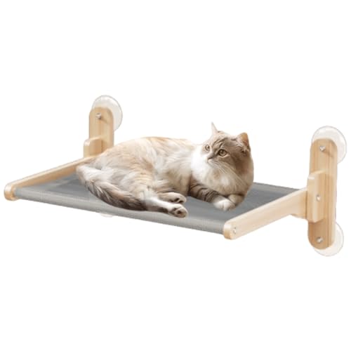 Llpsmeng Katzen-Fensterstange, Katzen-Hängematte für Fenster, Keramikfliesen/Glas mit 4 starken Saugnäpfen, stabiler massiver Holzrahmen, Kätzchenbetten für den Innenbereich, geeignet für Haustiere Llpsmeng Katzen-Fensterstange, Katzen-Hängematte für Fenster, Keramikfliesen/Glas mit 4 starken Saugnäpfen, stabiler massiver Holzrahmen, Kätzchenbetten für den Innenbereich, geeignet für Haustiere von Llpsmeng